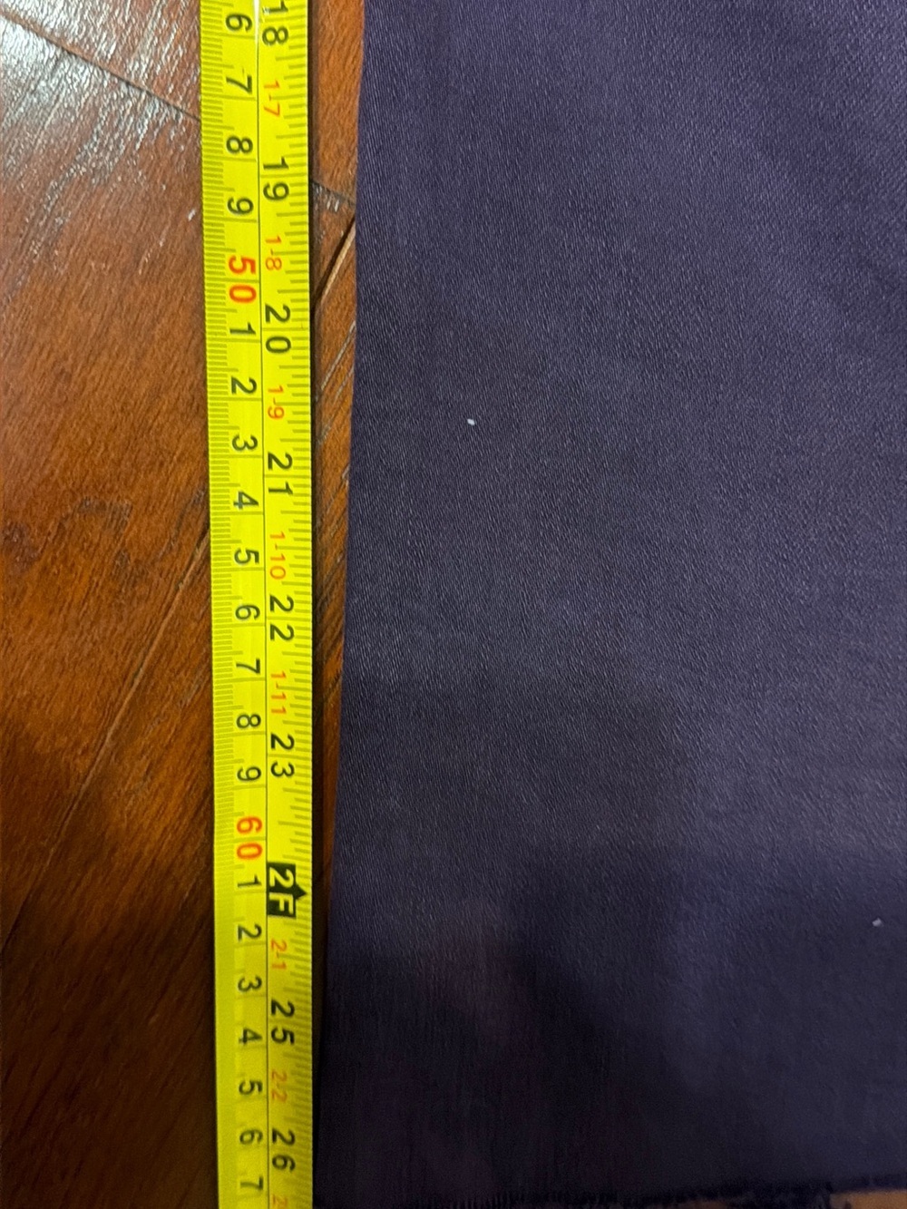 MOTHER The Rascal Ankle Step Fray Jeans Purple Size 25 tagged 31 but runs small - Picture 9 of 9